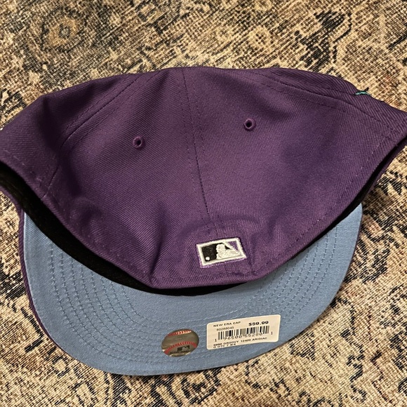 NWT New Era 59fifty Cap. Size 7 3/4 Arizona Diamondbacks 2001 world champions - Picture 7 of 9